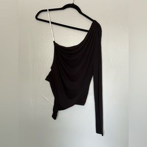 Lovers and Friends Black One Arm Vika Bodysuit